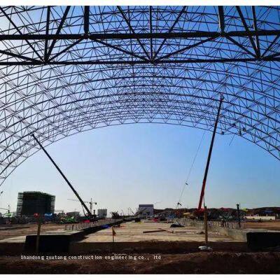 Space Frame Dry Grain Storage Buildings Structure Wheat Crop Soybean Storage Sheds