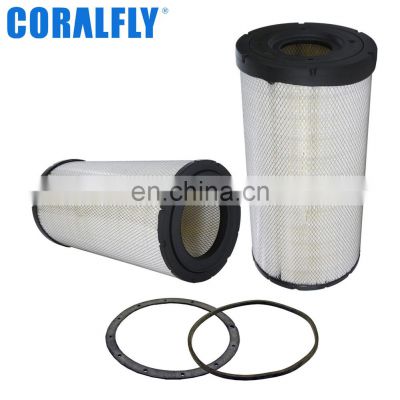 Coralfly Heavy duty engine Air Filter LAF3302 RS3534 AF25248 Replace P534925 CA8231 for Kenworth 46863 WIX Luber finer