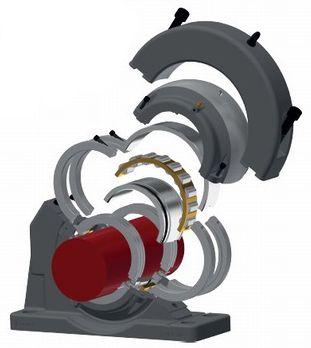 01EB45MGR cooper Split cylindrical roller bearings