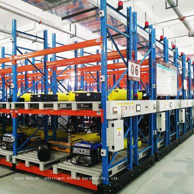 Open-Type Electric Mobile Racking Warehouse Storage Rack photo-2