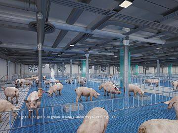 Steel Structure Cow/Sheep/Horse Shed Prefab Steel Farm Building Horse Barn Cow House Design photo-5