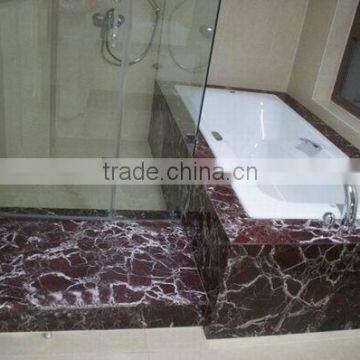 High Grade Luxury Rosso Levanto Red Marble Stair Covers photo-2
