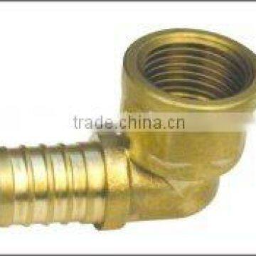 High pressure 90 degree NPT female male brass plumbing elbows