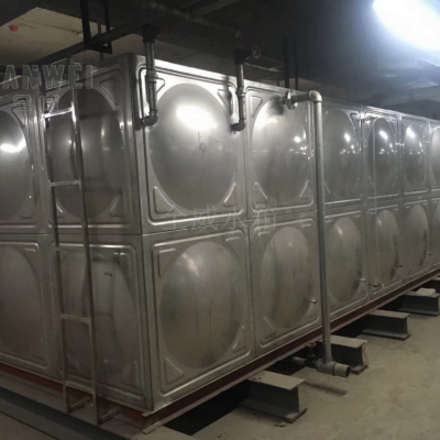Changji Concrete-lined Stainless Steel Water Tanks, Supply of Changji Concrete-lined Stainless Steel Water Tanks for Sale, Made of Sus316 or Sus304, Brand Name: Quanwei Stainless
