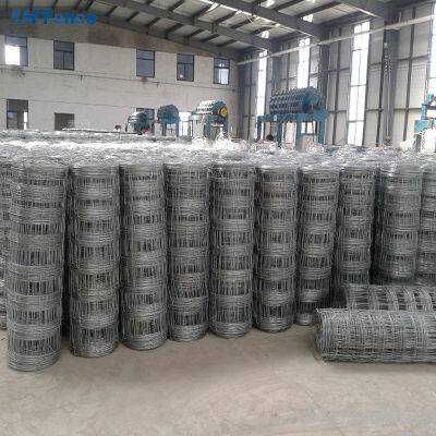 5 ft, 6 ft, 7 ft, 8 ft Hochzugfester Stahldraht, Weidezaun für Rinder, Rehe, Pferde / Gewebter Drahtnetzzaun 12,5 gauge / Farmzaun mit festen Knoten photo-4