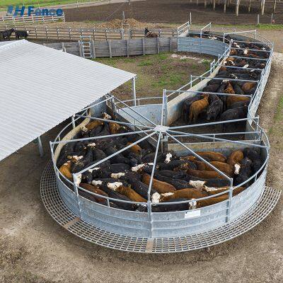 Heißverzinktes eisernes Pferdegehege - Viehfencing, 6 Fuß hoch, Nagetierfest, faulnisbeständig, umweltfreundlich, pulverbeschichtet für Gärten