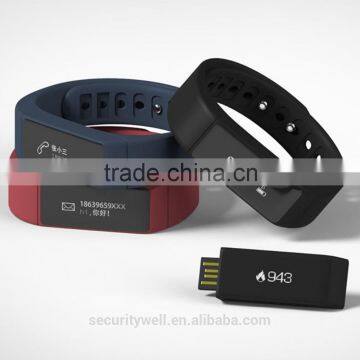 BT4.0 Touch Screen Intelligent Bracelet With 32 Characters Showing One Time photo-5