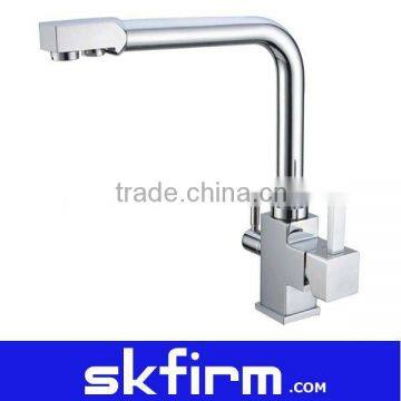 Three Way Faucet Hot Cold Mixer & Filter Water Taps