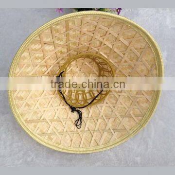 Factory Price Straw Hats Vietnam Wind Water Proof Natural Bamboo Famers Straw Hat Panama Straw Hat for Sale photo-3