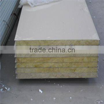 2015 Metal Panel Material and rock wool sandwich panel for prefab home