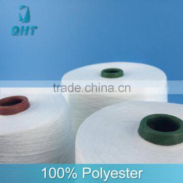 Hot sale 100% polyester spun yarn 16s/1 for Weaving