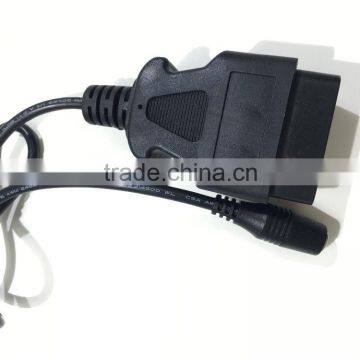 Male OBD Female DC 5.5x2.1 UL 2464 22AWG UV 300V Male to Female Wire Harness photo-6