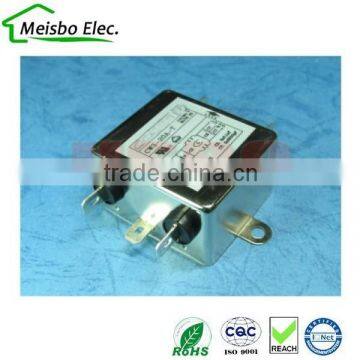 Durable 115/250VAC IEC320 active power emi noise filter