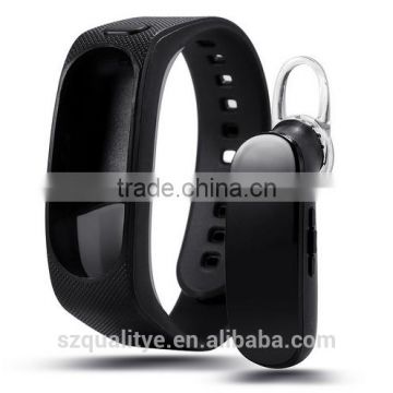 bluetooth smart bracelet with Bluetooth headset