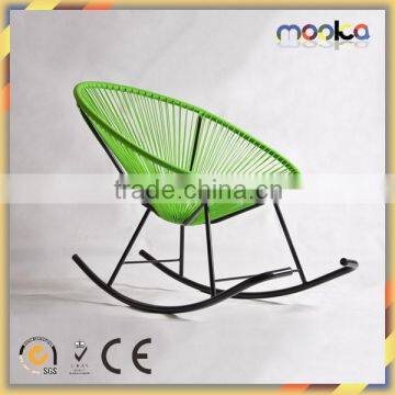 cheap wholesale rattan Acapulco garden rocking chair MKR05