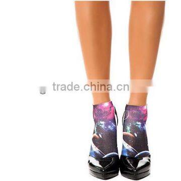 The Outer Space Print Ankle Socks