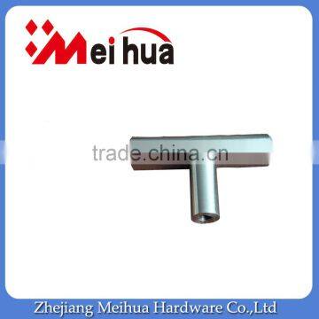 Stylish single T shape stainless door handle