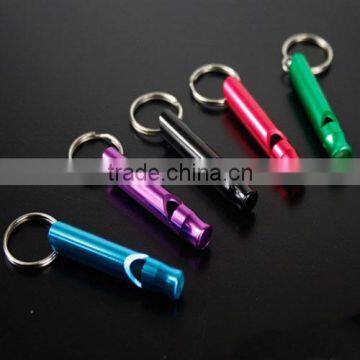 Aluminum Alloy Whistle Keyring Keychain Mini For Outdoor Emergency Survival Safety Sport Camping Hunting