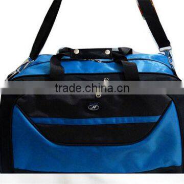 High quality promotional blue duffel bag