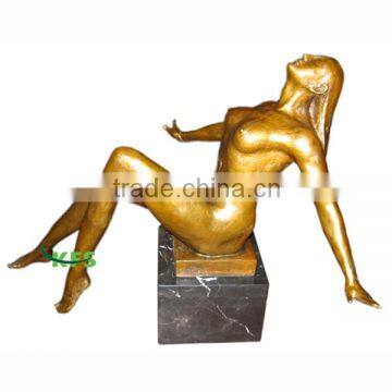 Bronze nude lady Modern Art