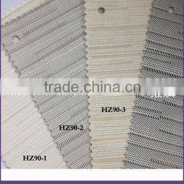 Wooden like sun screen fabric sun shade fabric for office window