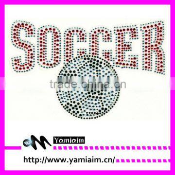 Soccer Rhinestone Decal Car Sticker Custom design