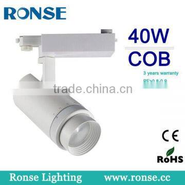 Ronse New Beam Angle Anjustable 20~60 40W COB Led Spot Track Light