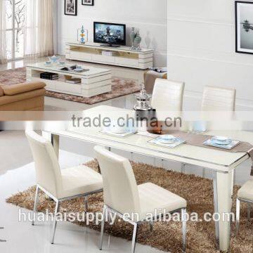 white color grace dining table and chair furniture