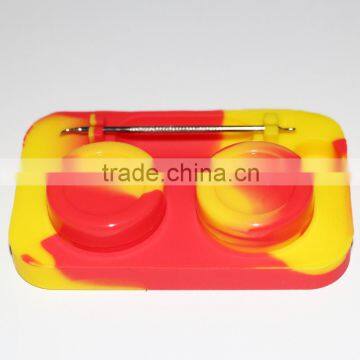 2pcs 5ml Jars 10ml Custom Metal Dab Wax Container With Silicone Inside photo-5