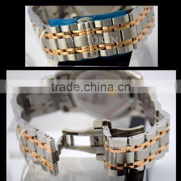 High Quality Men Watches Luxury Stainless Steel With Rose Gold Bezel Sapphire Crystal and Metal Band photo-6