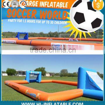 2016 Hot sale inflatable soccer arena, inflatable soccer game for sports