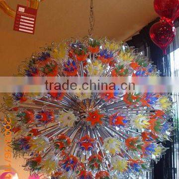 Modern Glass Pendant Lamp, Hand Blown Glass Pendant Light for Chandelier RT8005 photo-5