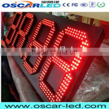 Electronic Single Led Sign Led Station Gas Price Led Screen 88.88 12 Inch 7 Segment Price Led Display photo-3