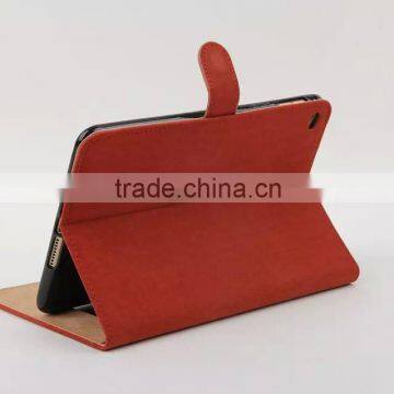 Squirrel Grain Leather Flip Case for iPad mini 4 Wallet Cover Case with Card Slot MT-5298