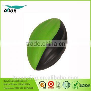 Cheap Price Promotional Toy Balls Colorful PU Rugby Type Stress Balls