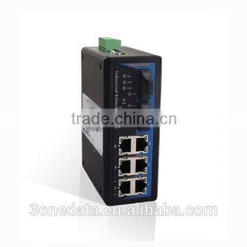 8-port Managed Industrial Ethernet Fiber Switch(6TP+2FP)