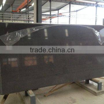 Environmental Brown Quartz Slab floor usage interior decoration