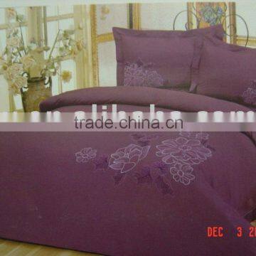 Embroidery bedding set/Bedding set/duvet cover/flat sheet