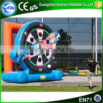 Low price inflatable soccer training dummy football shot the target for sale