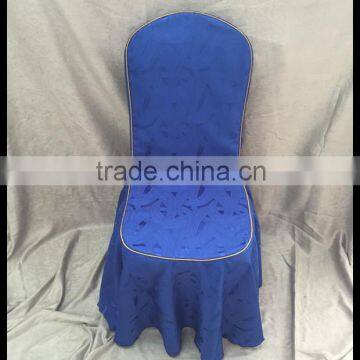 banquet royal blue chair cover for hotel decoration