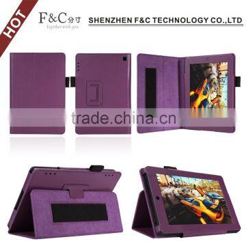 ultra-thin slim Back standing pu case for Amazon Kindle Fire HD 7 cover
