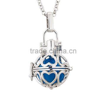 OEM Silver Heart Diffuser Necklace Locket