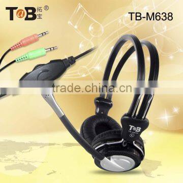 TB-M638 New products kids stylish noise cancelling retro headphones for computer game