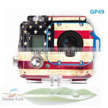 2016 Gopros Accessories Popular Camera Case Sticker for Gopros Heros ,American Flag Shin Sticker for Go Pro He ro 3 Housing,GP49 photo-3