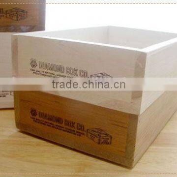 Factory price pretty wood sundries storage tray for wholesales