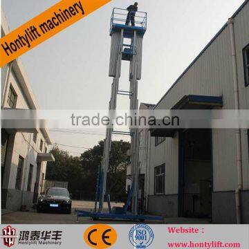 15m four mast climbing aluminum work lift platform