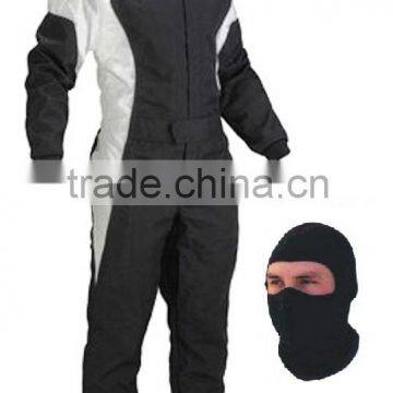 Professional Black Velcro Belt Go Kart Customized Karting Wear Racing Suit