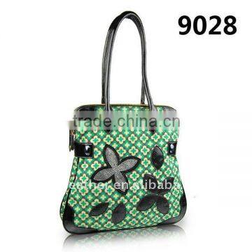 9028-Fashion tote handbags.,patent leather ladies handbags 2014