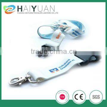 Custom printed colorful adjustable neck strap lanyard