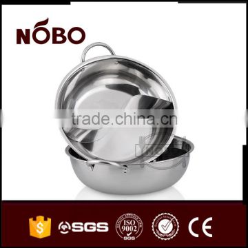 hot sale stainless steel hot pot with divider